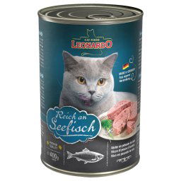 Leonardo All Meat comida húmeda para gatos 24 x 400 g - Rico en pescado marino