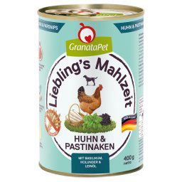 Granatapet Liebling's Mahlzeit 6 x 400 g - Pollo y chirivía