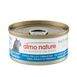 Almo Nature HFC 6 x 70 g - Atún, Pollo y Queso