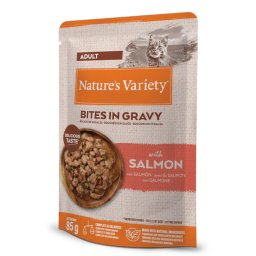 Nature's Variety Bites en salsa Adult 22 x 85 g - con salmón