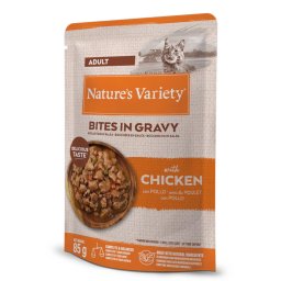 Nature's Variety Bites en salsa Adult 22 x 85 g - con pollo