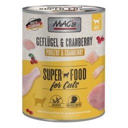 MAC's Cat 12 x 800 g - Pack Ahorro - Ave y arándanos rojos