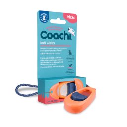 Coachi Multiclicker para perros - Coral