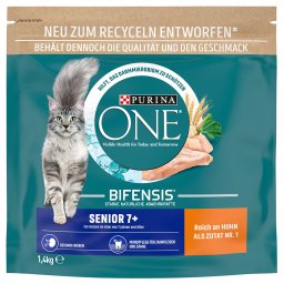 PURINA ONE Senior 7+ pienso para gatos - 1,4 kg