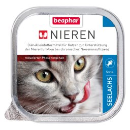 beaphar Dieta Insuficiencia Renal 24 x 100 g - Pack Ahorro - Abadejo