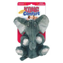 KONG Comfort Kiddos elefante de peluche para perros - XS: 10 x 13 x 15 cm (L x An x Al)