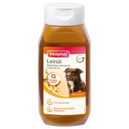 beaphar aceite de linaza para perros y gatos - 430 ml