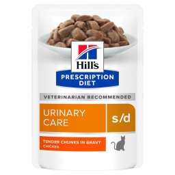 Hill's s/d Prescription Diet Urinary Care con pollo para gatos - 24 x 85 g