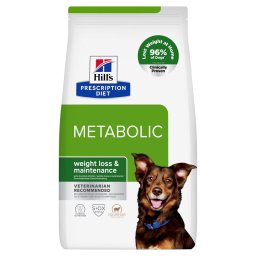 Hill's Metabolic con cordero Prescription Diet pienso para perros - Pack % - 2 x 12 kg