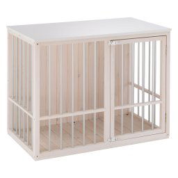 Jaula de madera Ferplast Dog Fort - 100,5 x 59 x 82,5 cm (An x P x Al)