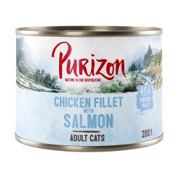 Oferta de prueba: Purizon 1 x 200 g comida húmeda para gatos - Filete de pollo con salmón- 1 x 200 g comida húmeda