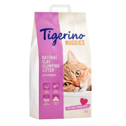 Tigerino Nuggies arena aglomerante con olor a talco - 14 l