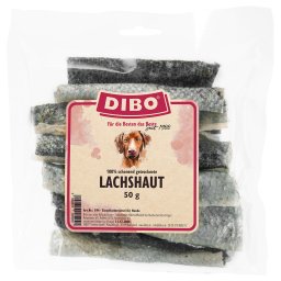 Dibo snack de piel de salmón - Pack % - 4 x 50 g