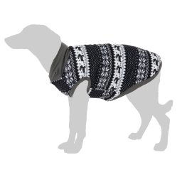Jersey noruego de algodón para perros - Talla XL: 40 cm longitud dorsal