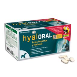 Hyaloral para perros de razas pequeñas y medianas - 90 comprimidos