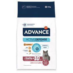 Pack ahorro Advance pienso para gatos 2 x 10 / 15 kg - Sterilized Senior con pollo - 2 x 10 kg