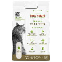 Almo Nature arena vegetal aglomerante para gatos - 4,54 kg