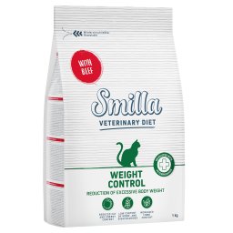 Smilla Veterinary Diet Diabetes & Weight Control vacuno - Pack % - 2 x 10 kg (4 x 4 kg + 4 x 1 kg)