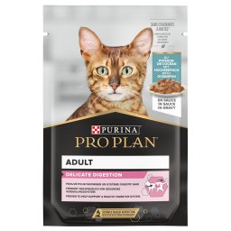 PURINA PRO PLAN Cat Adult Delicate Digestion 6 x 85 g - Pack % - 12 x 85 g Delicate con pescado del océano