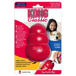 KONG Classic rojo juguete para perros - L: aprox. 10 cm