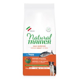 Natural Trainer Adult Medium con atún y arroz - 12 kg