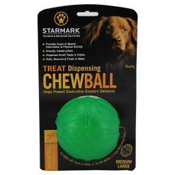 Starmark pelota portasnacks para perros - M/L: aprox. 9 cm de diámetro