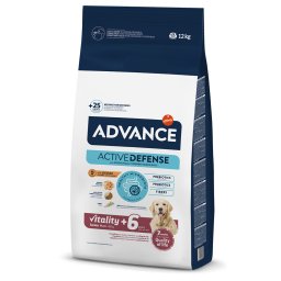 Advance Maxi + 6 Senior con pollo y arroz - 12 kg
