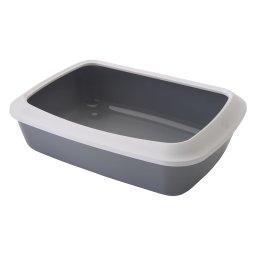 Arenero descubierto Savic Iriz, 42 cm - Gris / blanco