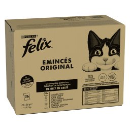 Jumbopack Felix Estándar 120 x 85 g - Vacuno y pollo