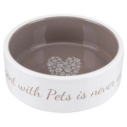Comedero de cerámica Pet's Home de Trixie - 300 ml, diám. 12 cm