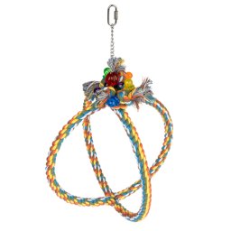 Columpio para pájaros TIAKI Corona - Tamaño L: 30cm (Diám)