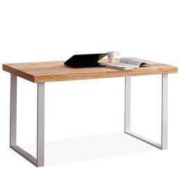 Adec Natural Mesa de Estudio 120x60x73cm Roble/Blanco