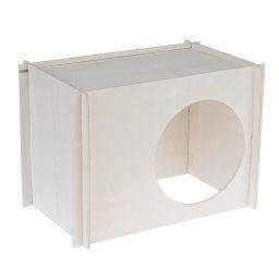 Casita TIAKI para roedores - Tamaño L: 40 x 25 x 28cm (L x An x Al) (conejos, cobayas, etc.)