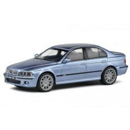 BMW M5 5.0L V8 32V (E39) 2003 Light Blue - Solido Escala 1:43 (S4310503)