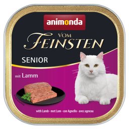 animonda vom Feinsten Senior para gatos mayores - 6 x 100 g - Con cordero