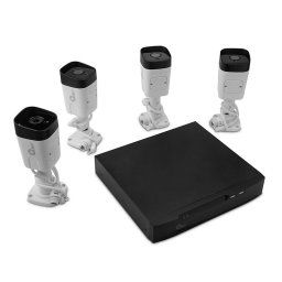 Qian QET-N0854 Kit 4 Cámaras de Seguridad IP WiFi PoE + NVR 1TB 8 Puertos