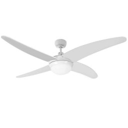 EDM 33806 Caspio Ventilador de Techo Luz y Mando a Distancia 60W Blanco