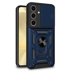 Cool Funda Hard Ring Azul para Samsung S926 Galaxy S24 Plus / S25 Plus