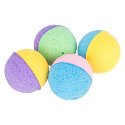 Pelota suave para gatos - 2 x 4 unidades
