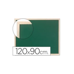 Pizarra negra liderpapel mural de madera con superficie para rotuladores tipo tiza 50x60cm