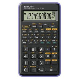 Sharp EL-501T Calculadora Científica 12 Dígitos Violeta