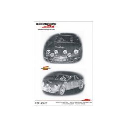 RENAULT ALPINE A110 1300 - Rally Barcelona-Andorra 1968 Bernard Tramont - Ricardo Muñoz - Campeón de España