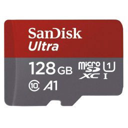 Sandisk Ultra A1 128GB MicroSDXC UHS-1 Clase 10 + Adaptador