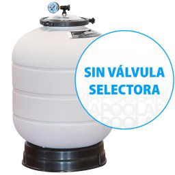 Filtro Millennium Lateral AstralPool depuradora piscina - Ø 660 mm - salidas 1½'' - Sin válvula