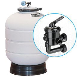 Filtro Millennium Lateral AstralPool depuradora piscina - Ø 430 mm - salidas 1½'' - Con válvula bayoneta