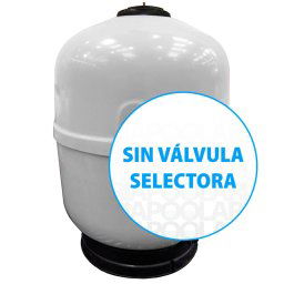 Filtro Aster alto rendimiento AstralPool depuradora piscina - Ø 600 mm - salidas 1½" - Sin válvula