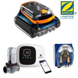 Pack Zodiac Gensalt OE iQ pH + robot limpiafondos Zodiac XA - XA 5095 iQ - 12 g/h