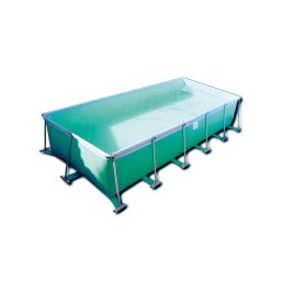 Piscina Nerea desmontable rectangular IASO - Solo la piscina (sin kit filtración ni escalera) - NEREA-1 - 500 x 282