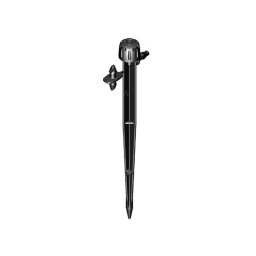 Gotero ajustable regulable con estaca riego por goteo (bolsa 25 uds.) - 180º - 5 chorros