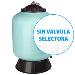 Filtro berlín astralpool lateral depuradora piscina - Ø 900 mm - salidas 2½" - Sin válvula